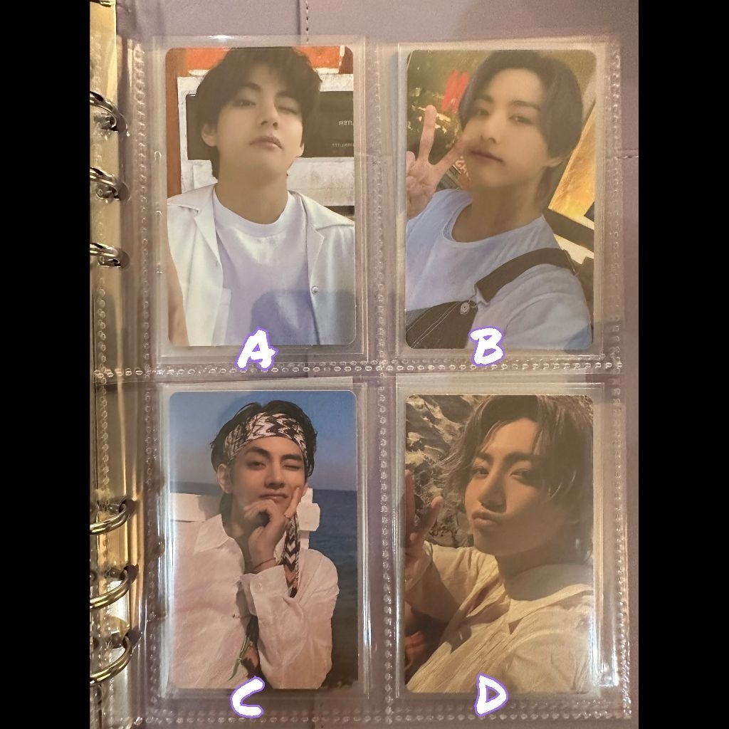 BTS Butter Album Taehyung Jungkook Photocard