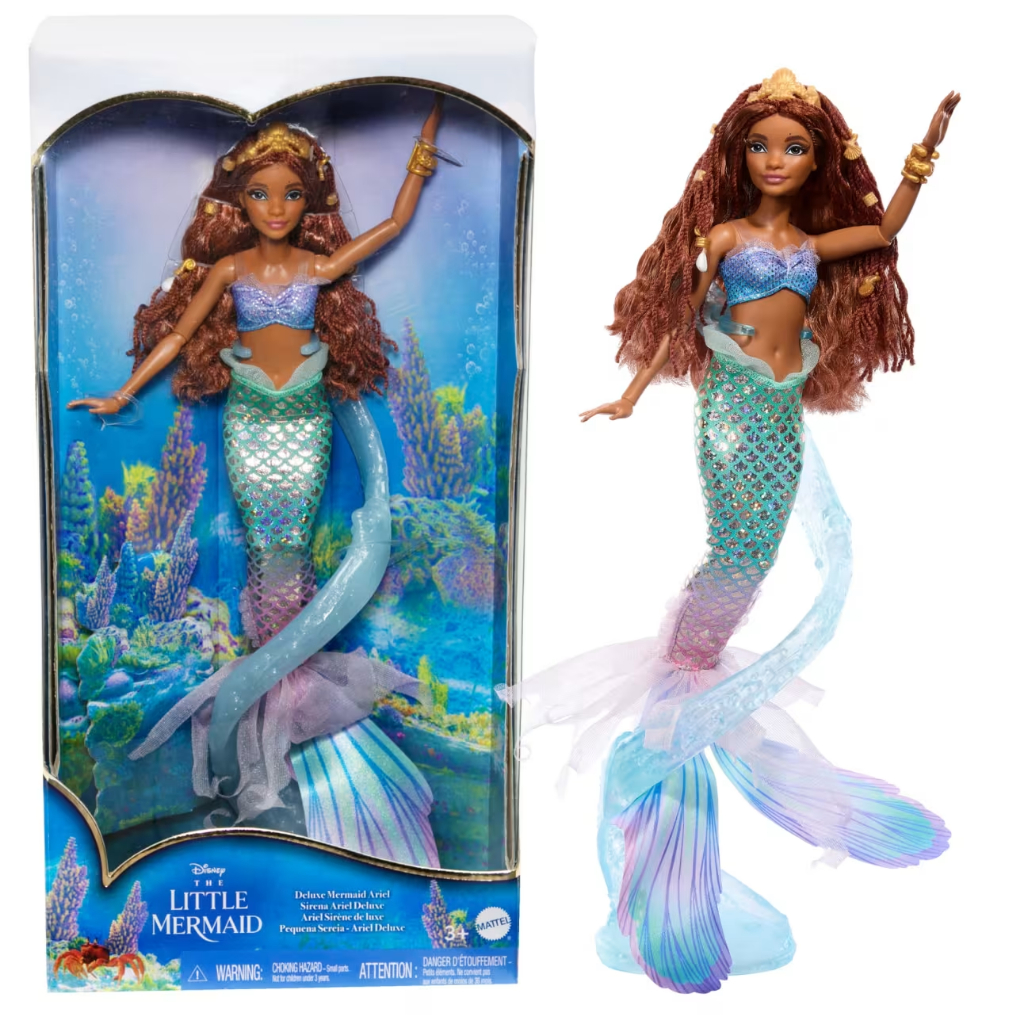 Barbie Disney Princess The Little Mermaid Deluxe - Mermaid Ariel Doll