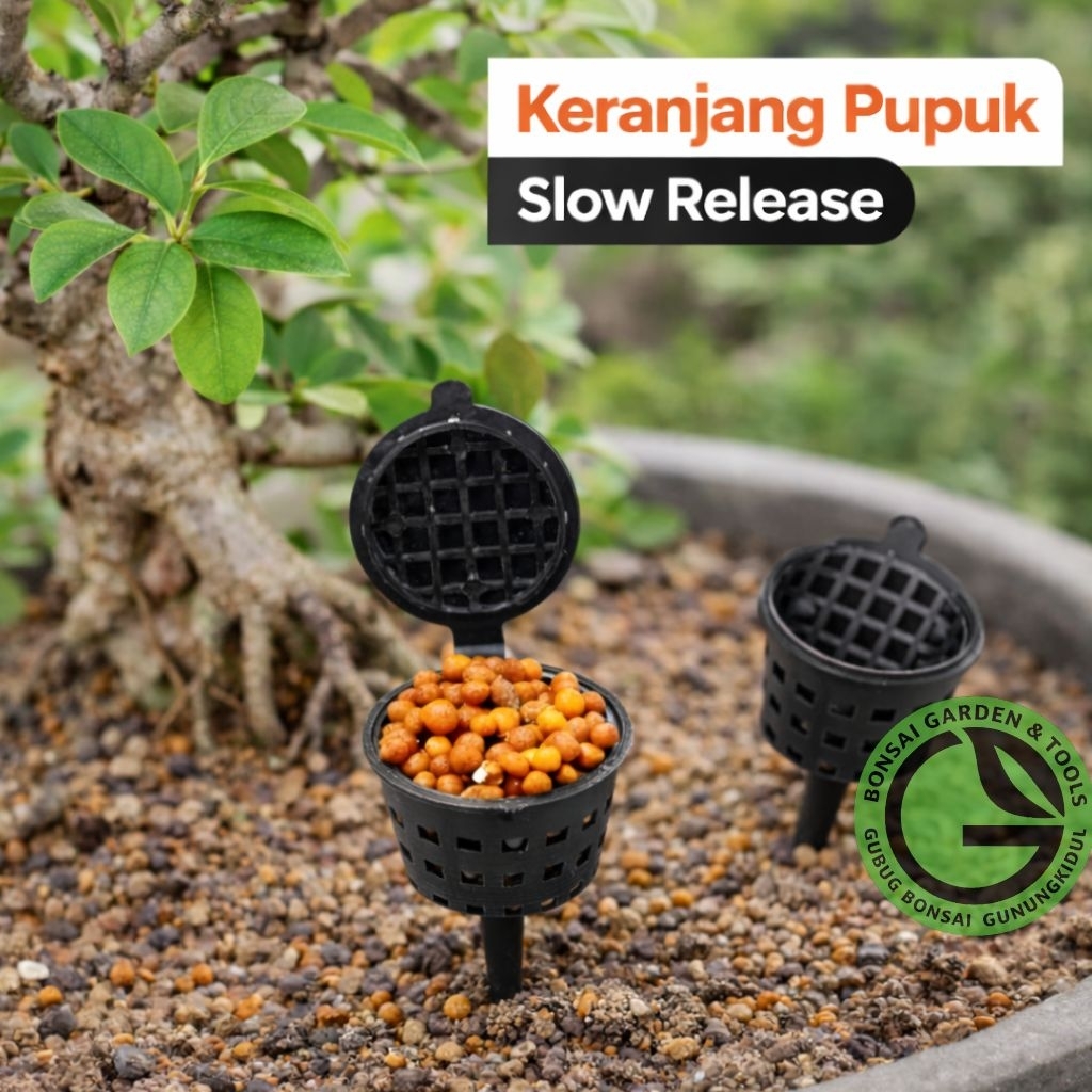 keranjang pupuk dekastar untuk bonsai anggrek dan tanaman hias