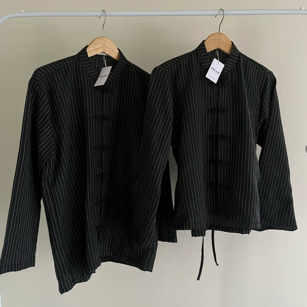 Blo0ms studio - cheongsam longshirt couple | kemeja cheongsam | cheongsam longshirt | longshirt coup