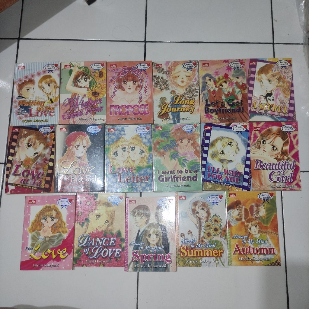 novel komik cerita cantik by miyuki Kobayashi