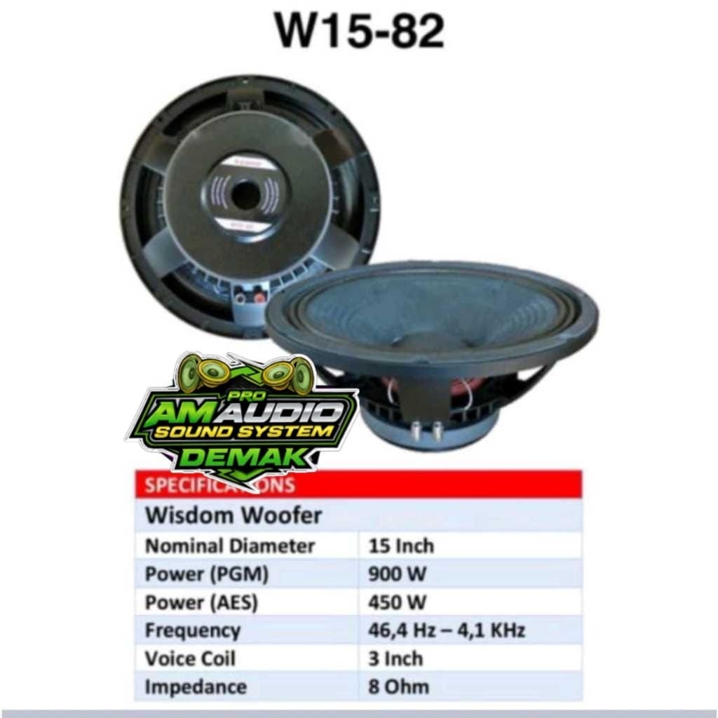 Speaker 15inch WISDOM W15-82