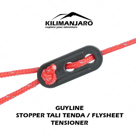 Stopper Guyline Tali Tenda dan Flysheet - Tensioner - Pengatur Tali Tenda Flysheet