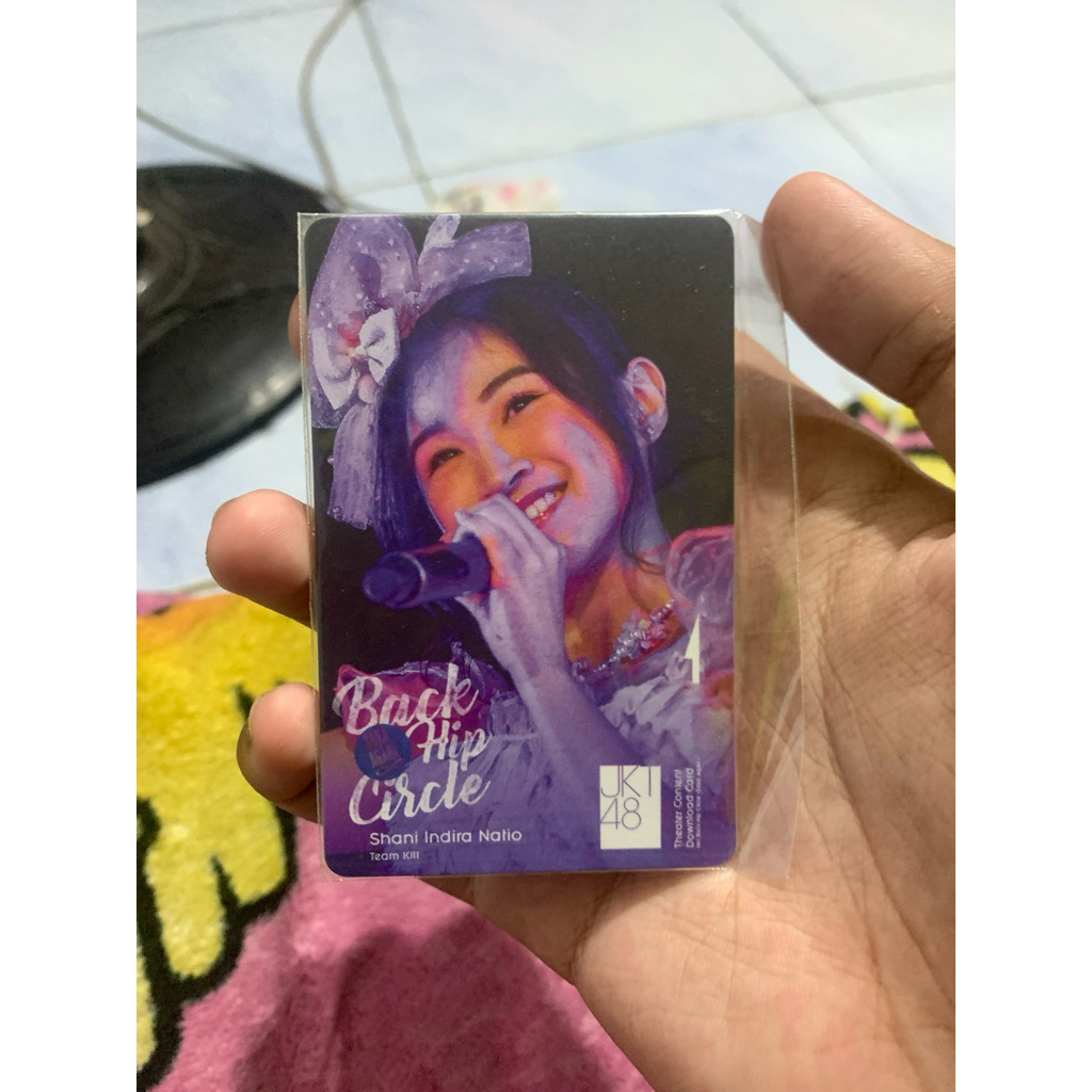 Music Card JKT48 Official  Shani Back hip