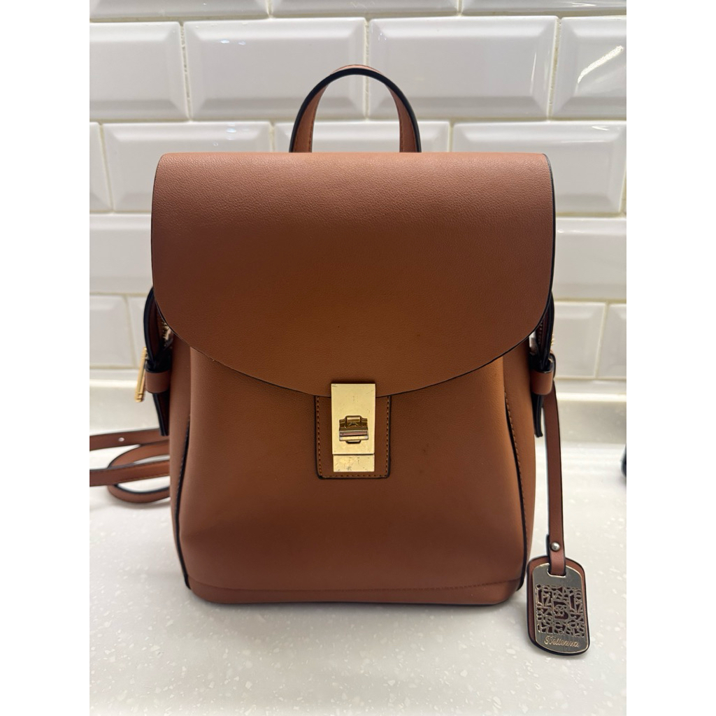 PRELOVED TAS BELLEZZA KULIT BACKPACK ORI