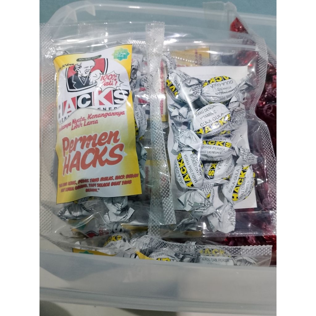 Permen Hacks Limau & Madu Dengan Vitamin C Repack 100 Gram
