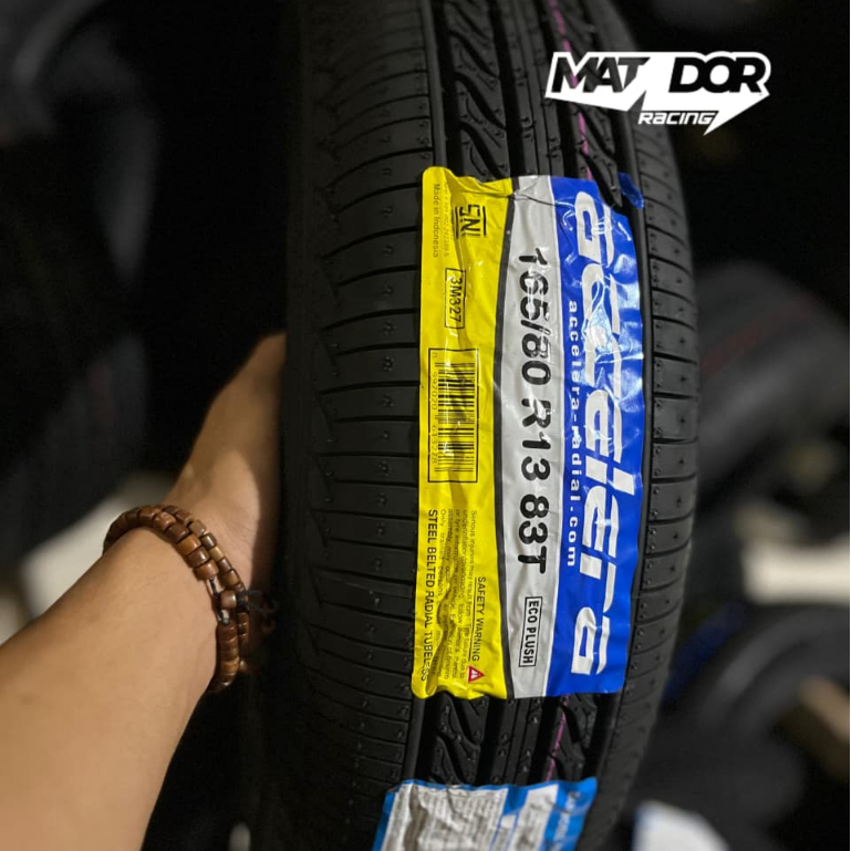 Ban Mobil 165 80 R13 Merk Accelera Ecoplush Standar Grandmax, Carry, L300 dll Produksi Terbaru