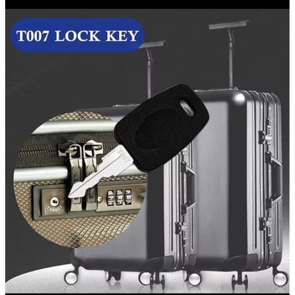 KUNCI TSA LOCK 007 EKSTERNAL KUNCI TSA 007 ORIGINAL / Anak Kunci TSA007 Master Key Gembok Kode Kombi