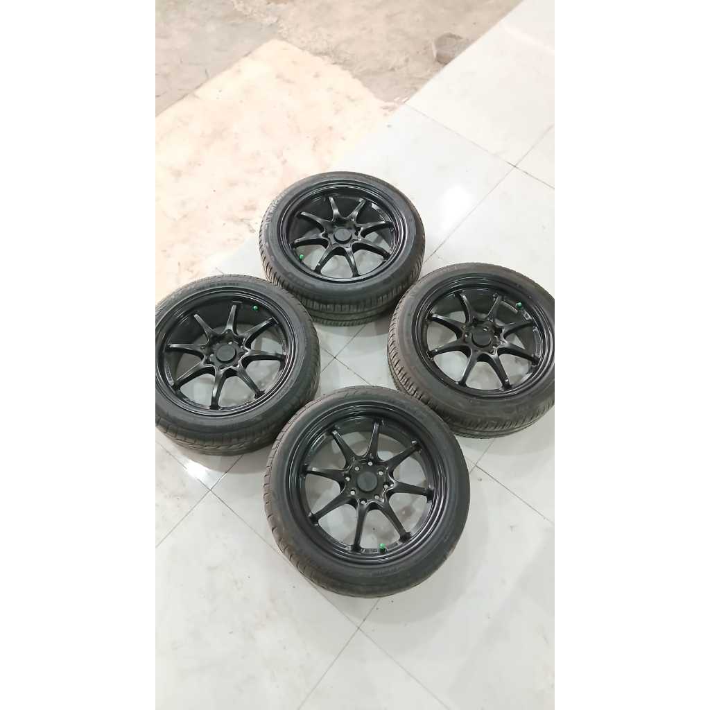 VELG MOBIL SECOND SSW THAILAND RING 16 LEBAR 7 BAUT PCD 4X100 4X114 BAN 195 50 R16 2 PCS BAGUS BUAT 