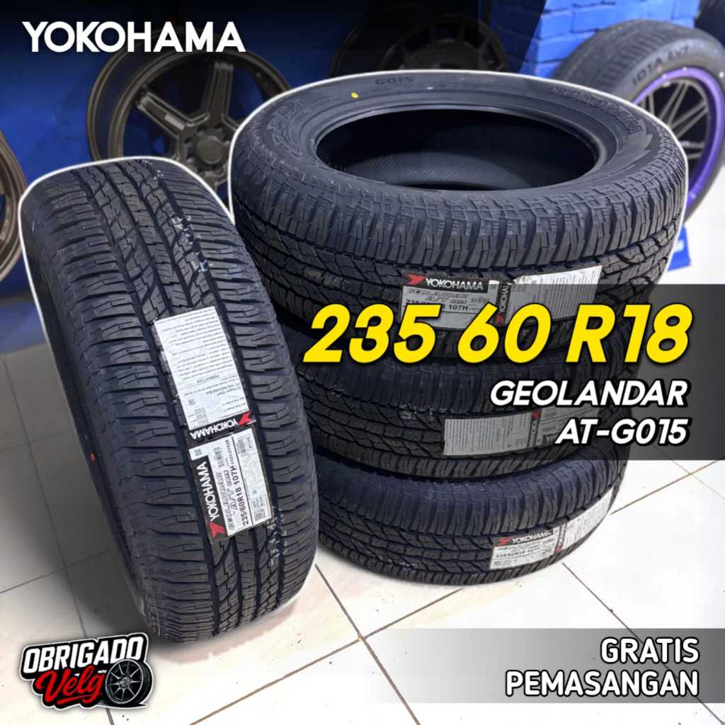 Bam 235 60 R18 Yokohama AT Geolandar G015 235/60 Ring 18 - TOKO OBRIGADO VELG