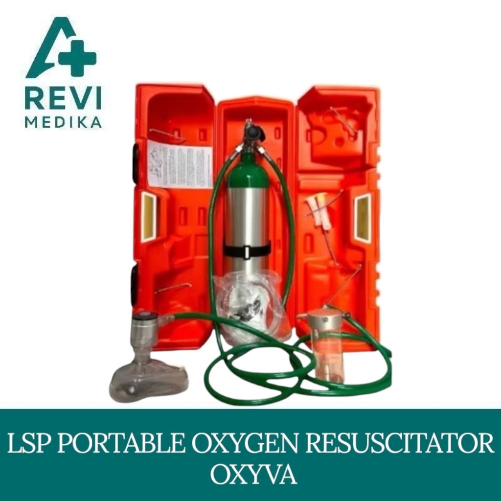 OXYVA LSP PORTABLE OXYGEN RESUSCITATOR / Life Saving Portable Neo Technology / Oksigen Resuscitation