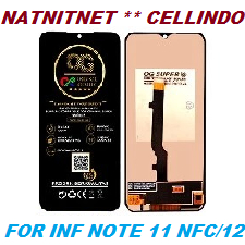 OG SUPER > LCD TS INFINIX NOTE 11 NFC  / NOTE 11 X663B / NOTE 12 X663C 12  2023   ORG FULLSET BLACK
