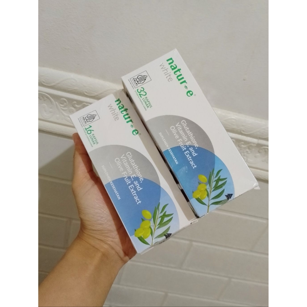 NATUR E White 32 Kapsul, 16 Kapsul New | Skincare, Glutathione, Brightening, Anti Aging
