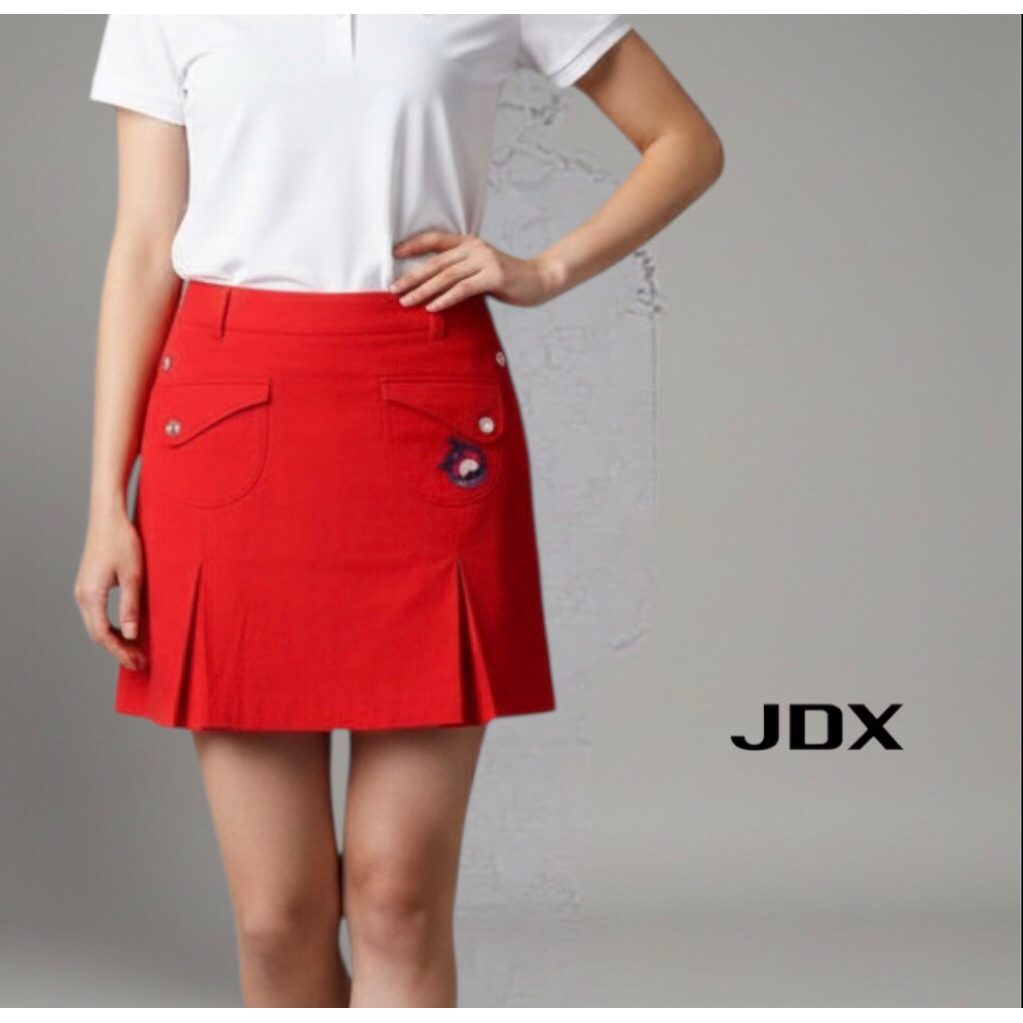 Rok Golf Tennis JDX Maroon  Celana  Pendek Olahraga Tennis Golf Wanita Original Second Preloved