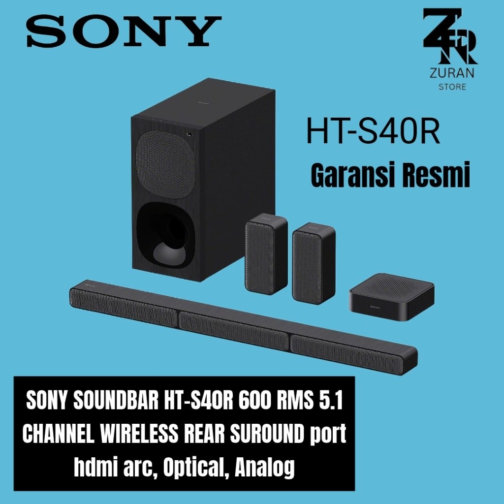 SONY SOUNDBAR SPEAKER HT -S40R