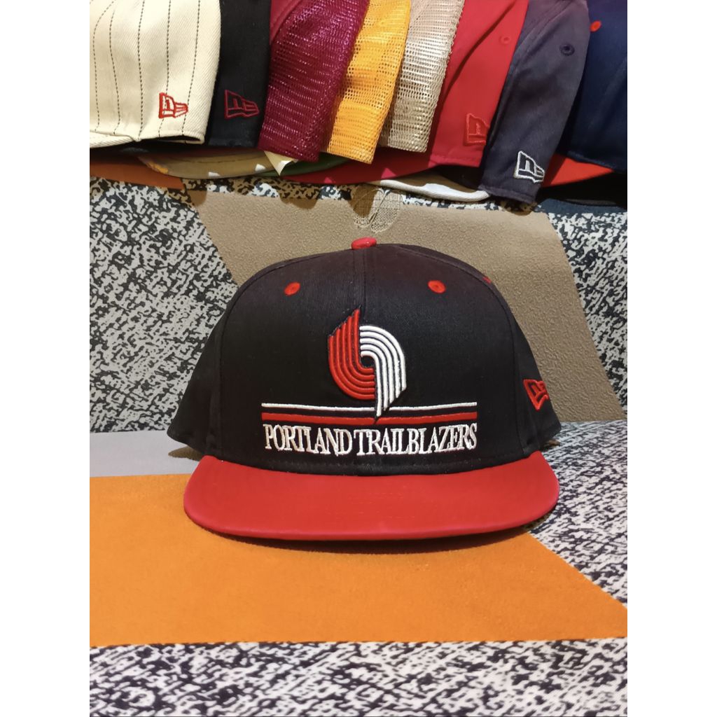 TOPI SECOND ORIGINAL/TOPI NEW ERA/TOPI NBA/TOPI PORTLAND TRAILBLAZERS/TOPI SNAPBACK/TOPI STRAPBACK/T