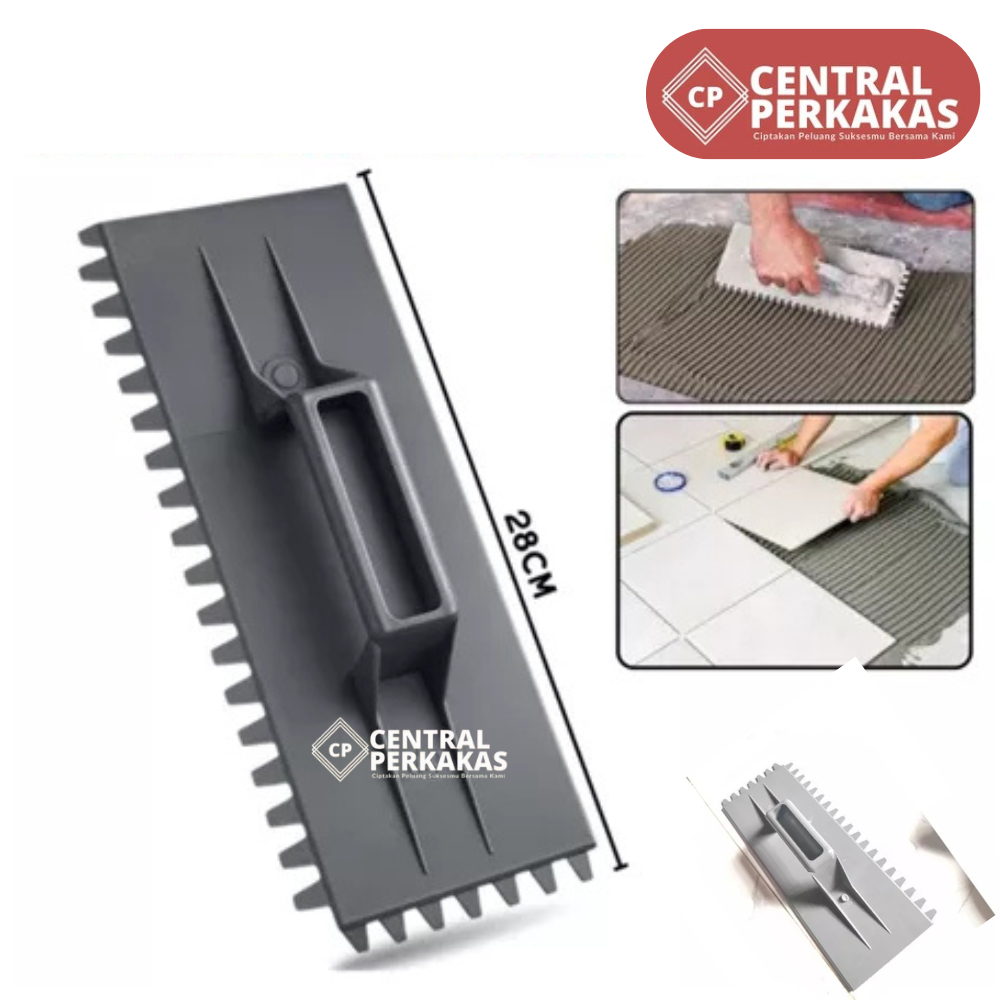 Raskam Gerigi PVC – Alat Finishing Plester Dinding / Acian Bata Ringan Hebel