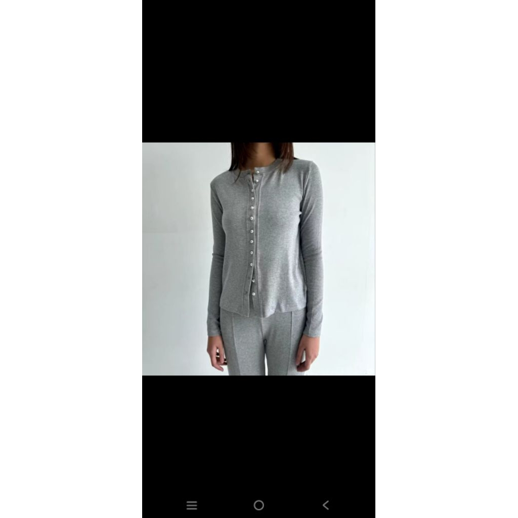 kaia / soma cardi warna abu