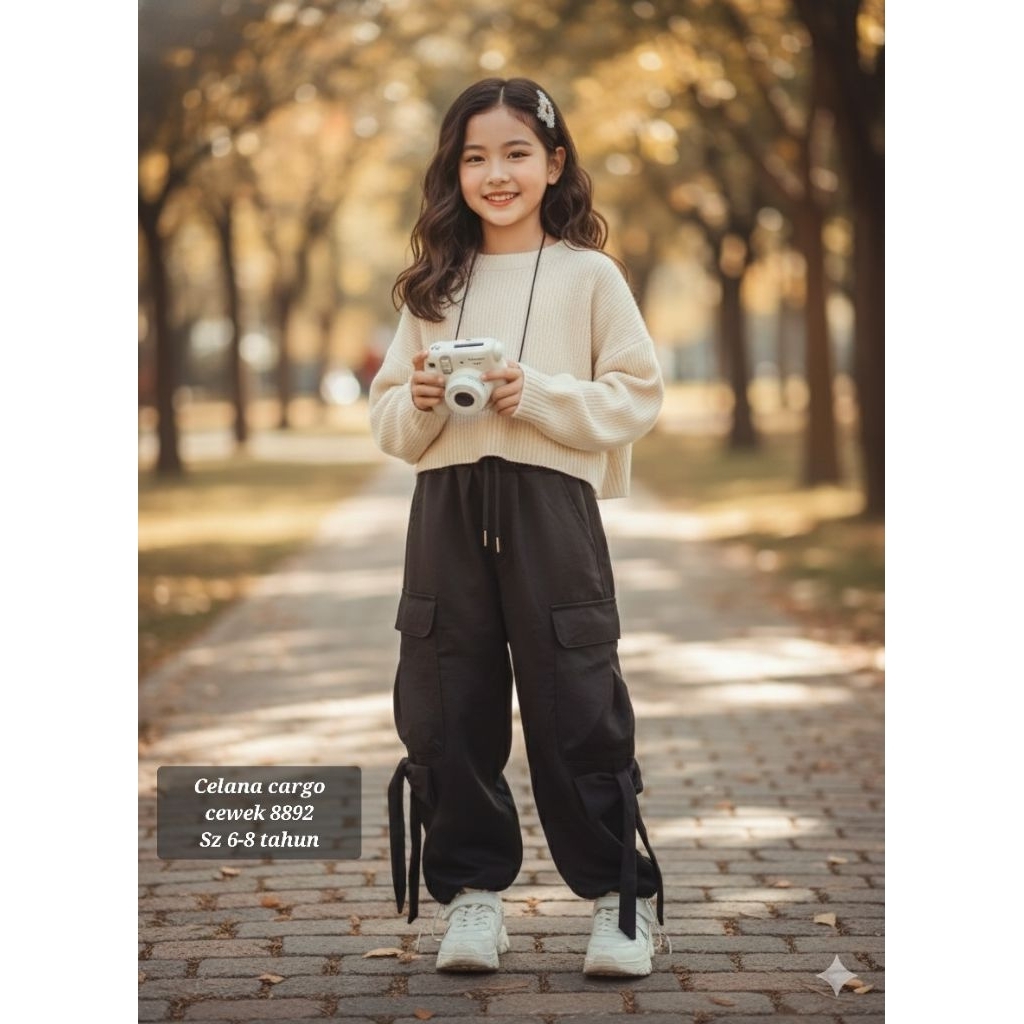 celana cargo anak cewek celana cargo anak perempuan celana cargo anak wanita celana cargo cewek cela
