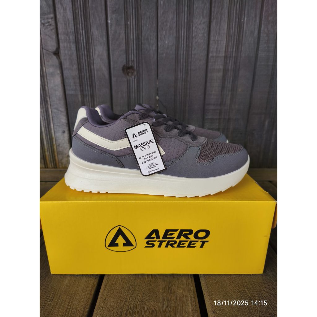 Aerostreet Massive Evo Natural Abu Tua Emas