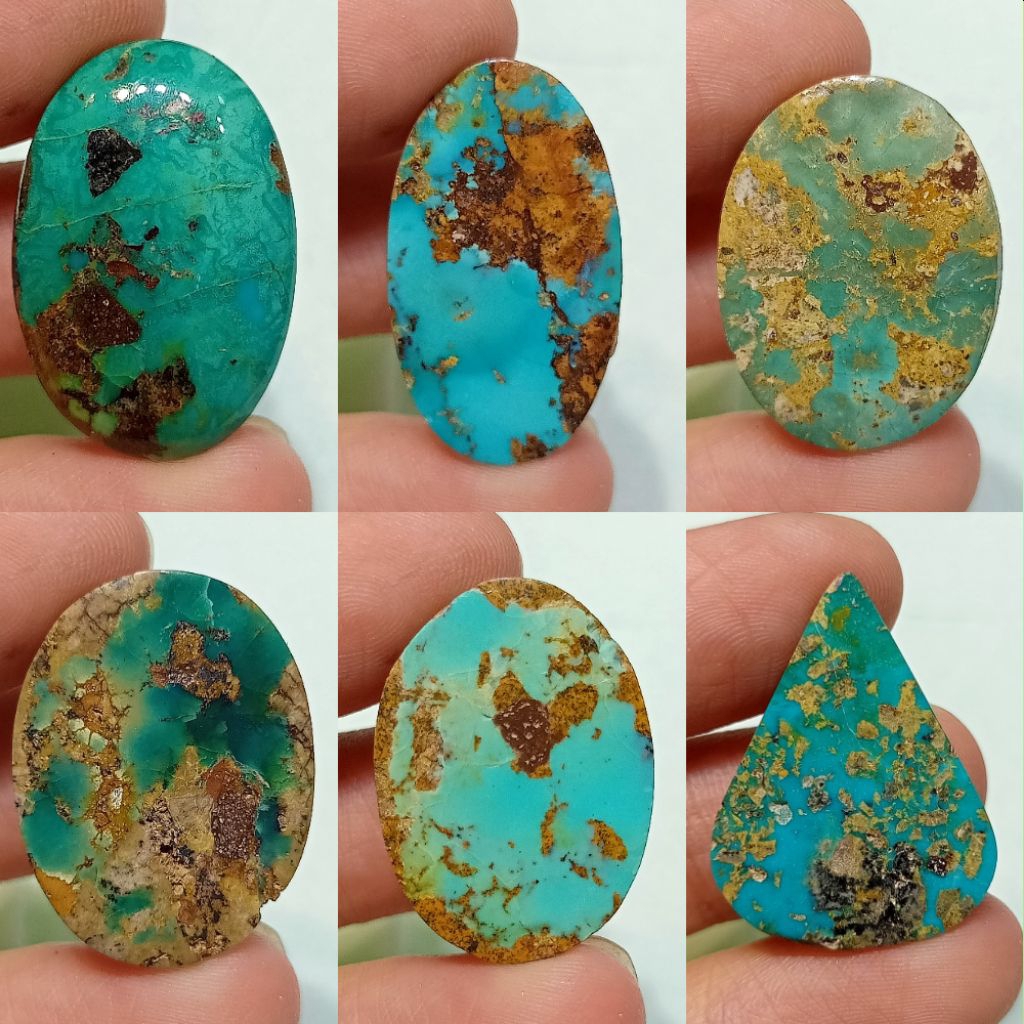 batu pirus Persia serat emas (5)