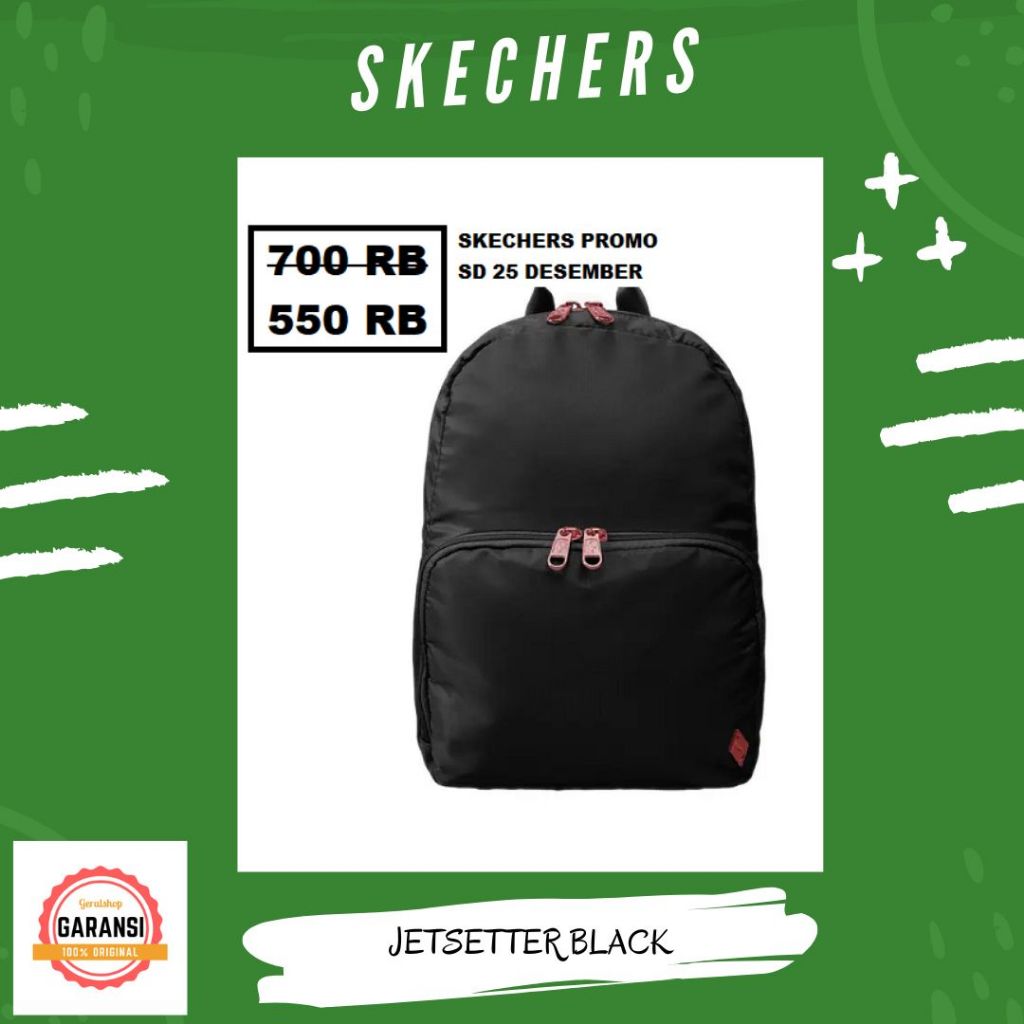Tas backpack skechers Wanita original JETSETTER SALE