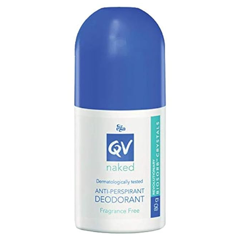Ego QV Naked Deodorant 80g – Tanpa Pewangi, Lembut untuk Kulit Sensitif
