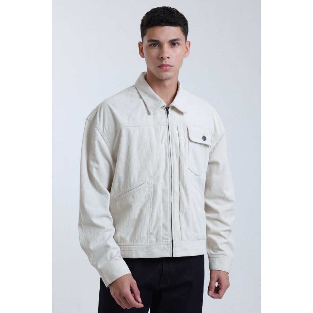 Emba Denim - Broddy Jaket Pria Corduroy Boxy