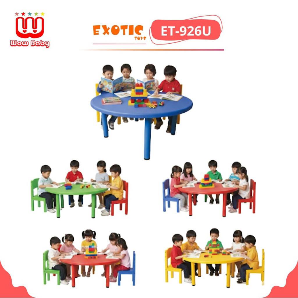 EXOTIC ET-926 U MEJA BULAT 110CM [BUNDAR] KAKI BESI YARIS INFORMA