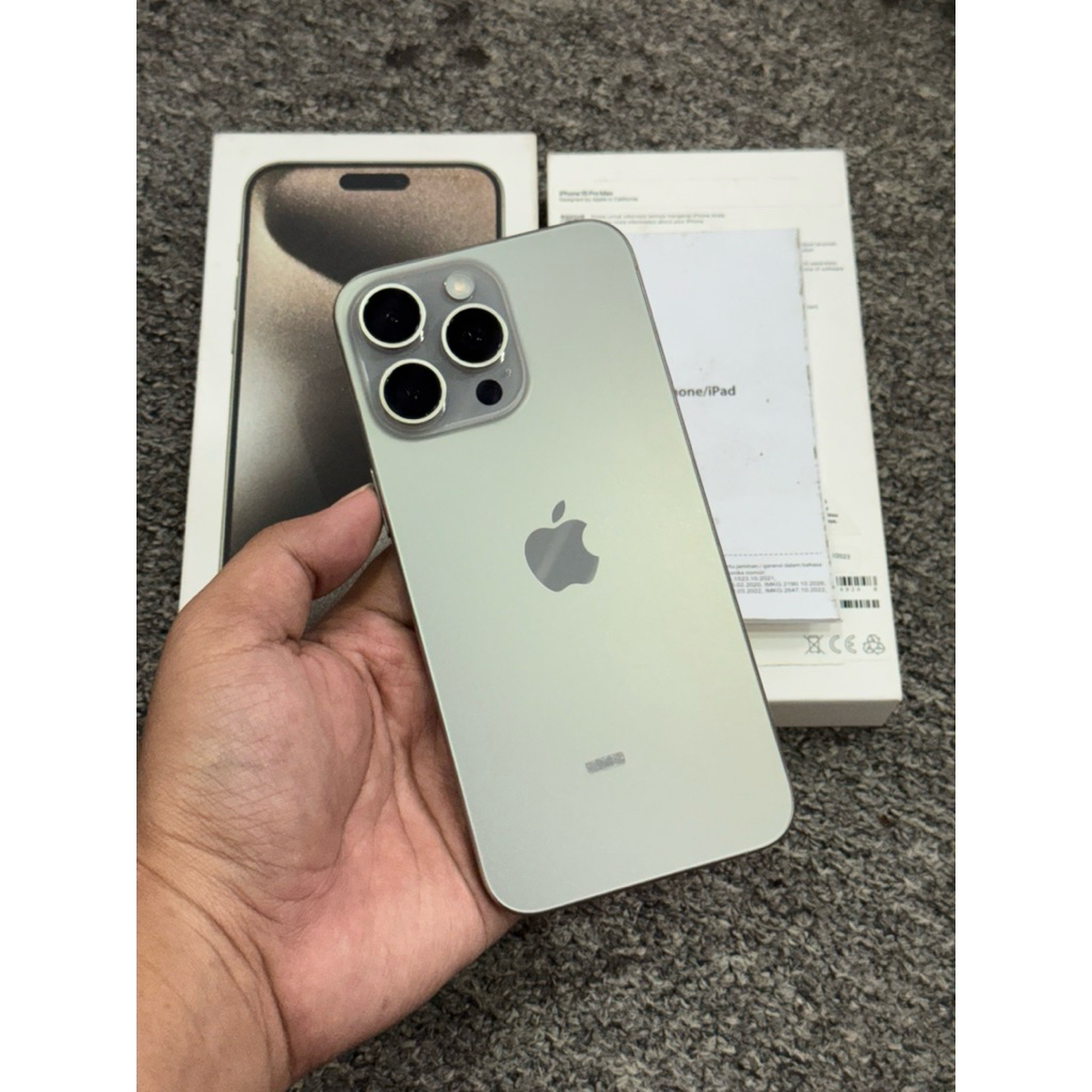 iphone 15 pro max 512gb ibox second fullset original