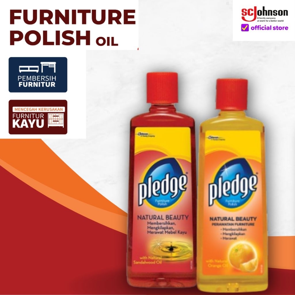 Pledge Furniture Polish Oil 170 ml Pembersih Pengkilap Furniture