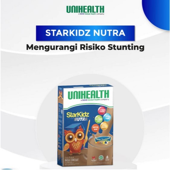Susu Starkidz Nutra 750g Cokelat Unihealth