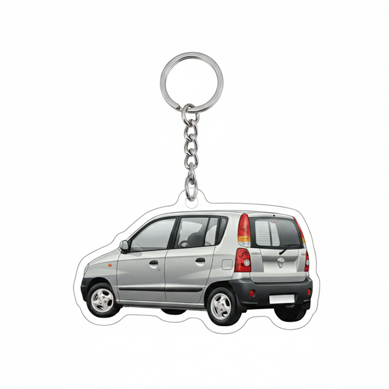 Gantungan kunci HYUNDAI ATOZ AESTETHIC Eksklusif Merchandise Aksesoris Mobil Akrilik