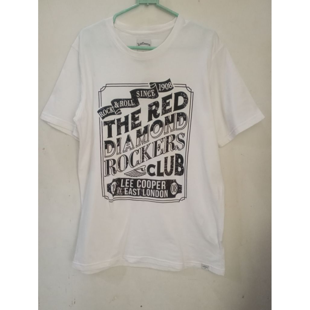 Kaos Putih Lee Cooper