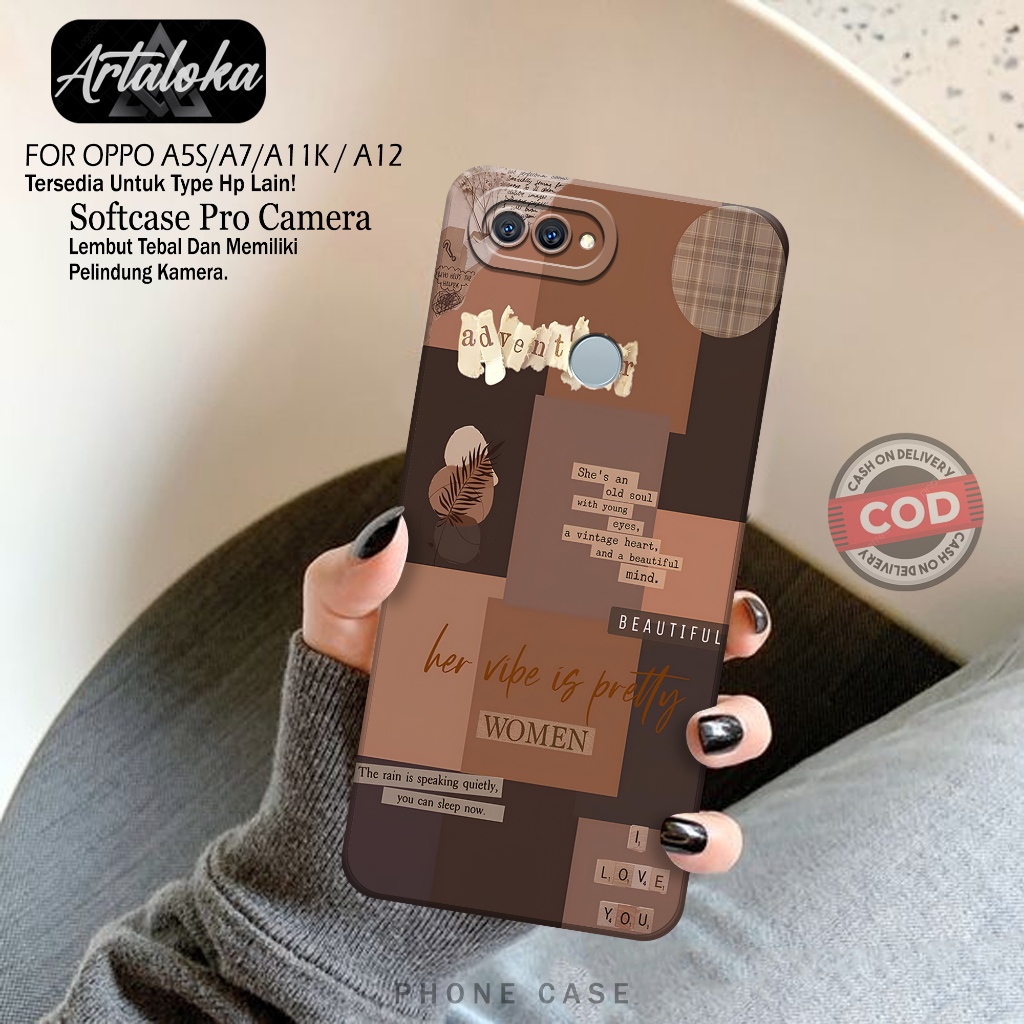 Case Hp OPPO A5S/A7/A11K/A12 Softcase Pro Camera Silikon Tpu Softcase OPPO A5S/A7/A11K/A12 Fashion C