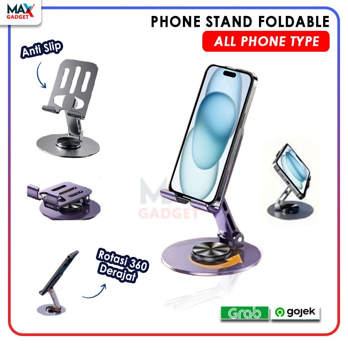 Standing Phone All Type Universal Handphone Iphone Samsung Realme Redmi Xiaomi Infinix Huawei Oppo V