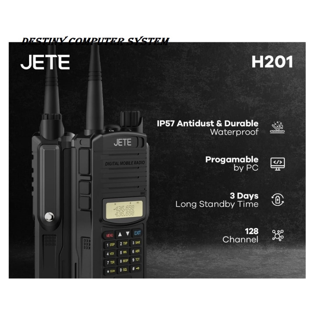 HT Handy Talky Jete H201 10KM