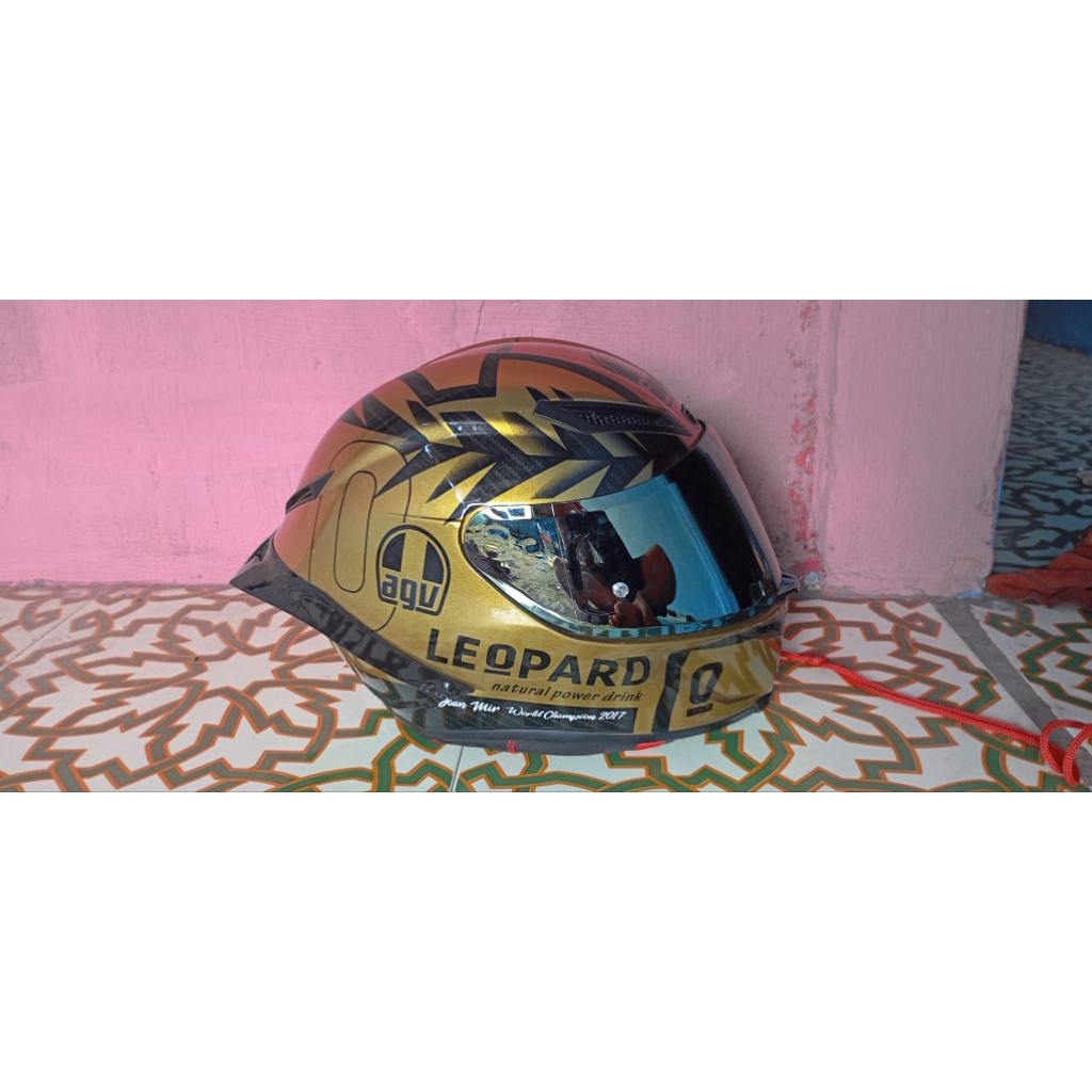 helm fdk clone  agv pista leopard 1:1 size m