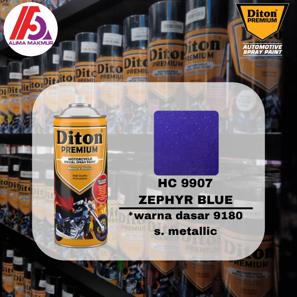 Diton Premium HC 9907 Zephyr Blue 400cc / Pilok Diton Zephyr Blue