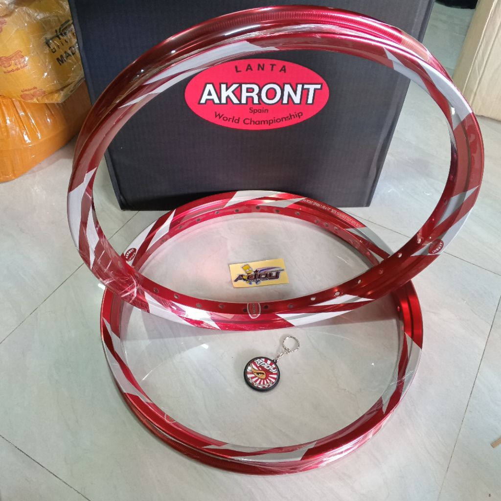 Velg Akront morad Blade Merah 17 140-140 original Thailand