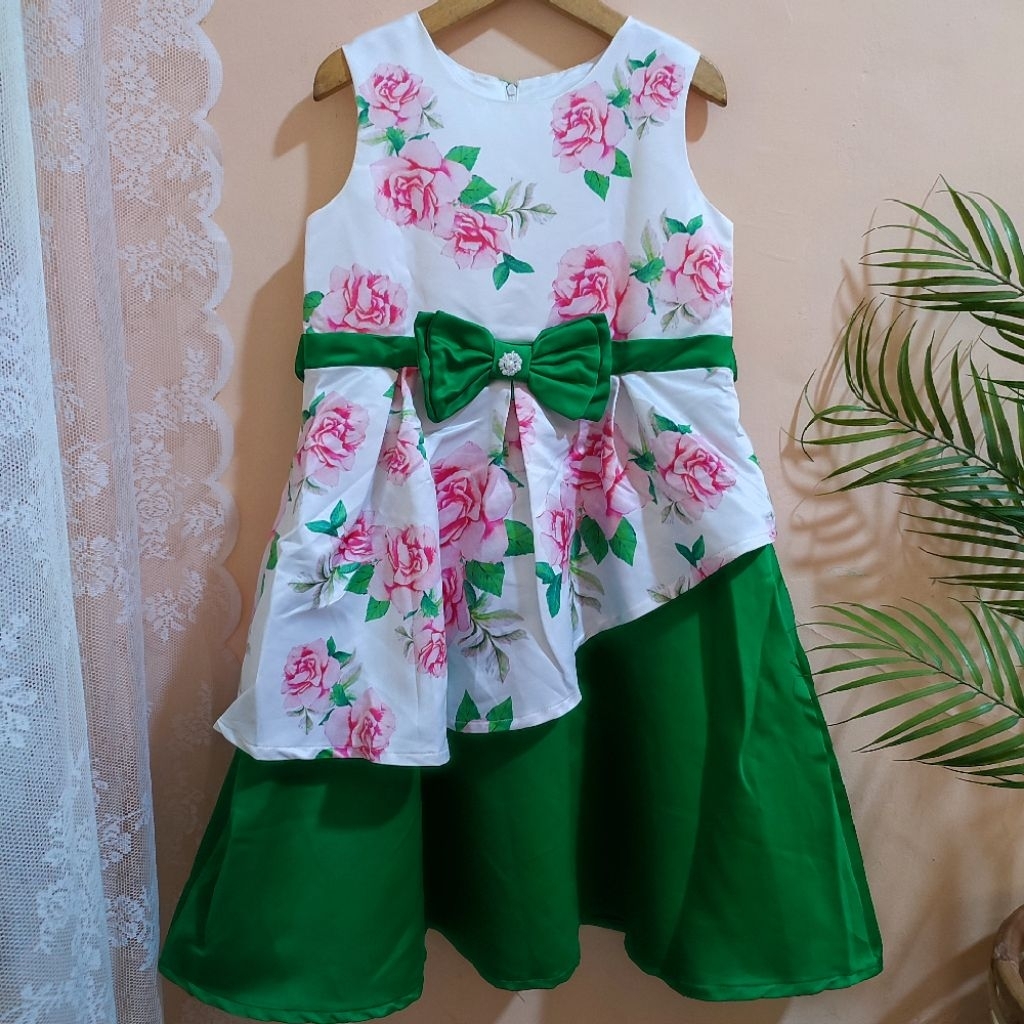 DONITA Size 8 Dress Anak Perempuan Branded Matahari Donitakids Party Glossy