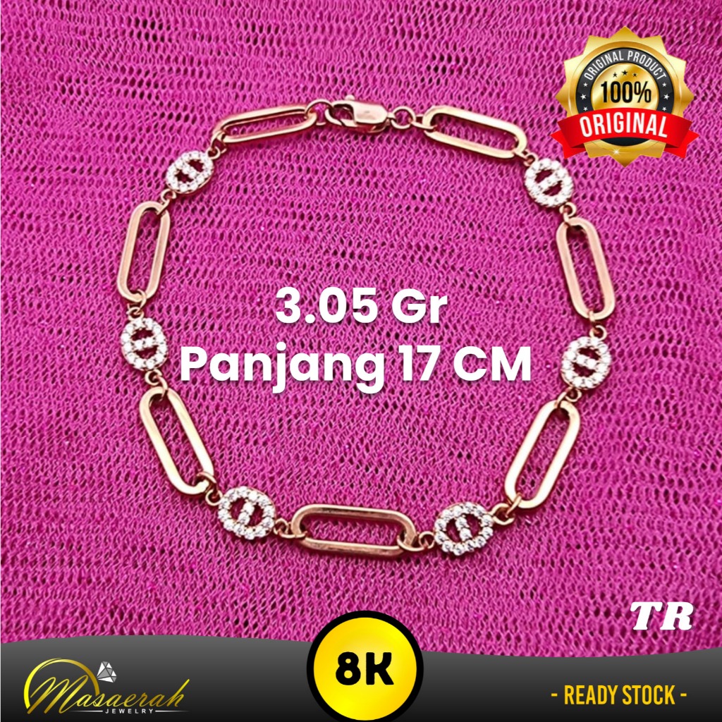 Gelang Emas 8K - Toko Emas Gajah Saerah - 3.05 Gram 2386