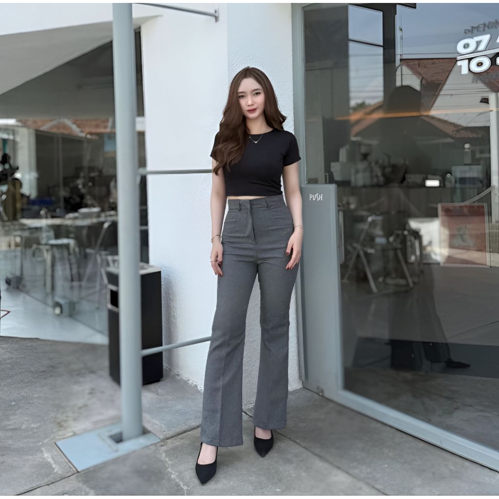 PROMO CELANA WANITA KYLIE PANTS KEKINIAN,BAWAHAN CELANA WANITA PREMIUM