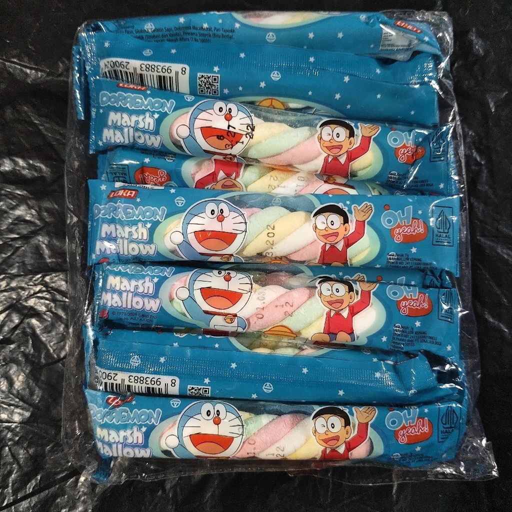 Marshmallow Kepang Doraemon