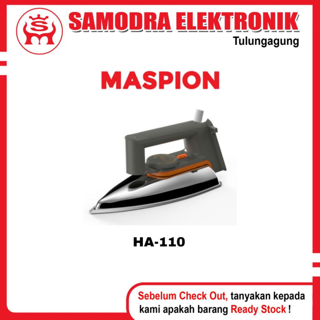 Setrika MASPION HA-110 | Setrika Listrik Maspion
