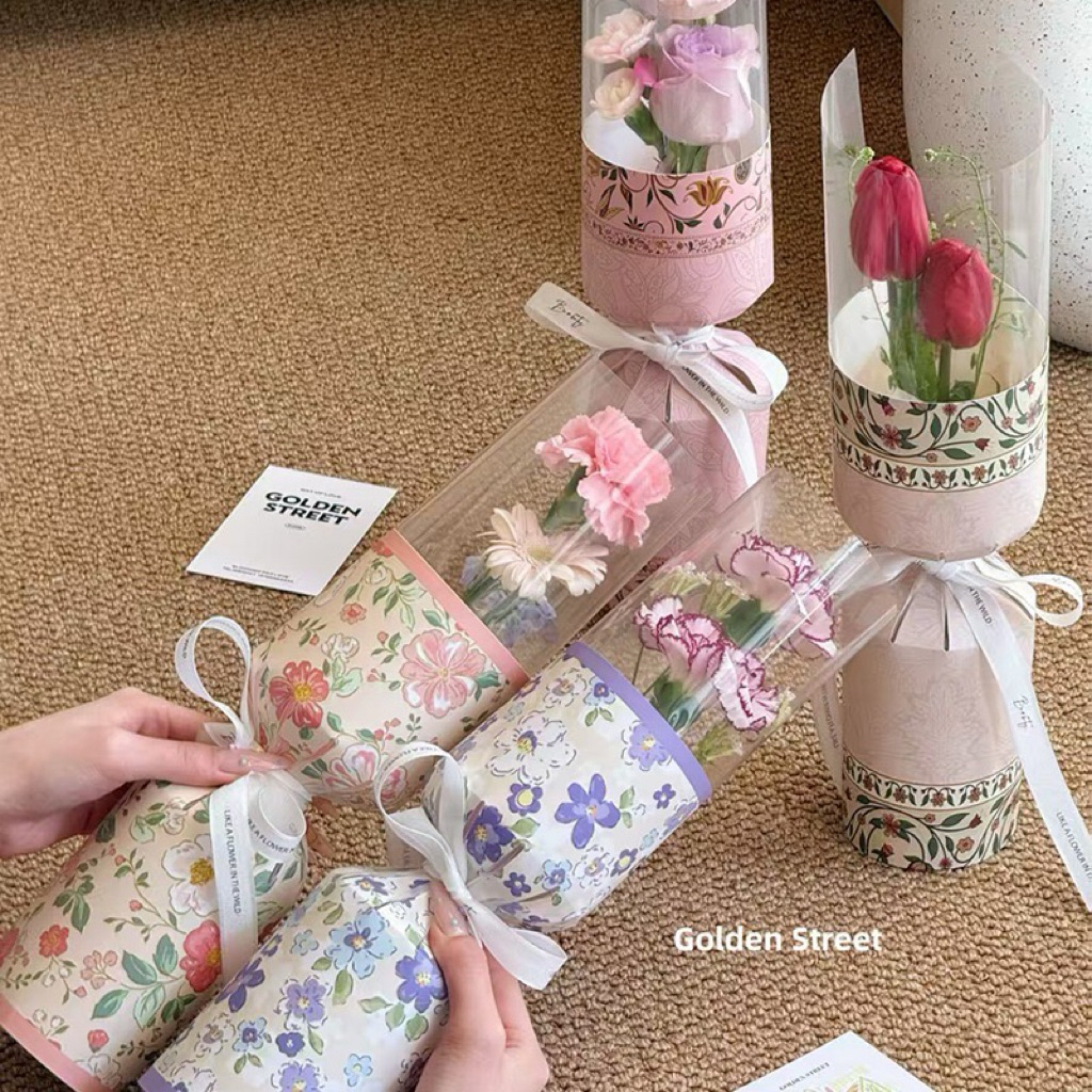 [1PC] Kerangka Buket Bunga - KERANGKA BUKET COLOR + MIKA KARTON / TABUNG TAHAN AIR WATERPROFF SATU S