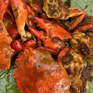 Kepiting Nyinyir (Kepiting Rempah Asap isi 2 ekor kepiting)