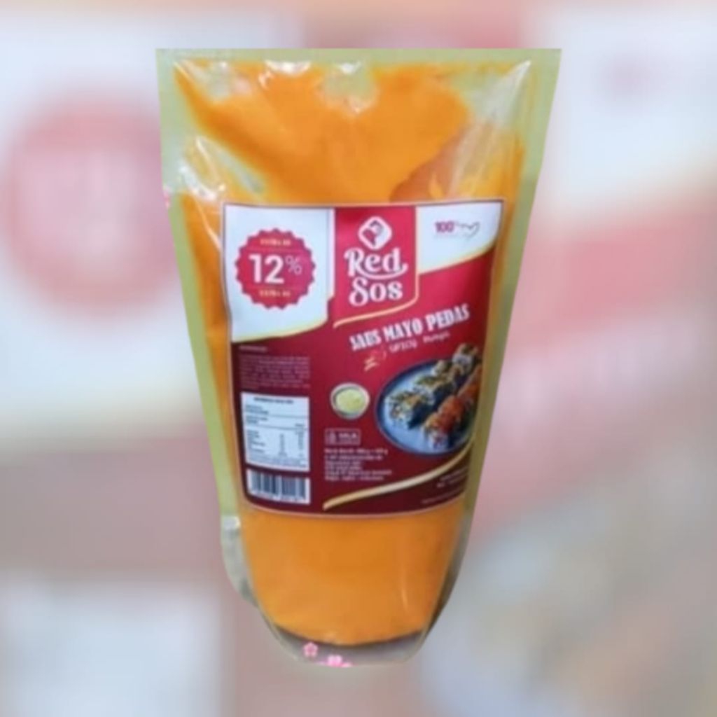Redsos / Red Sos Saus Mayo Pedas / Saus Mentai 1 Kg