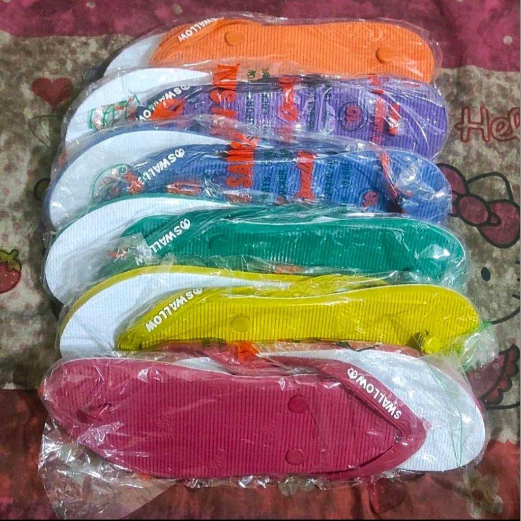 Grosir Sandal Swallow Isi 6 Pasang Sandal Cocok Untuk Usaha