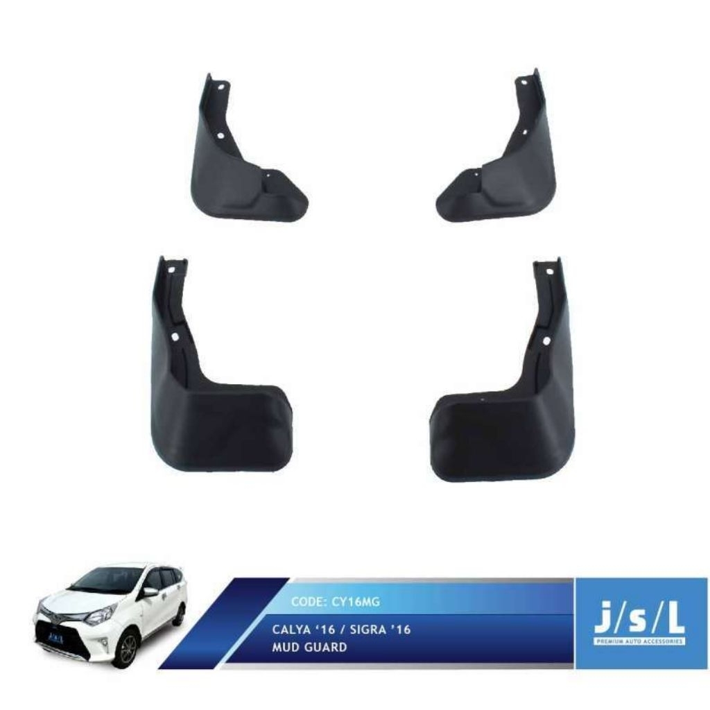 MUDGUARD KARPET LUMPUR CALYA / SIGRA 4PCS ORIGINAL JSL